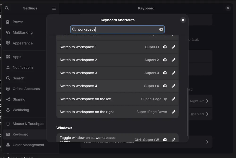 Featured image of post GNOME Tips: Keyboard Shortcuts for More Than 4 Workspaces