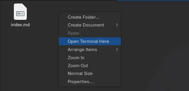 Featured image of post Thunar File Manager: Open any Terminal via Open Terminal Here