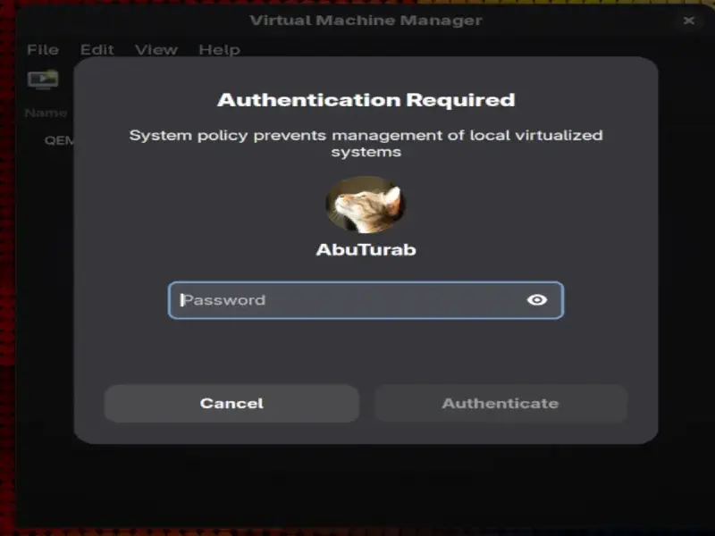 Featured image of post Fixing Virtual Machine Manager's Authentication Prompt on Launch